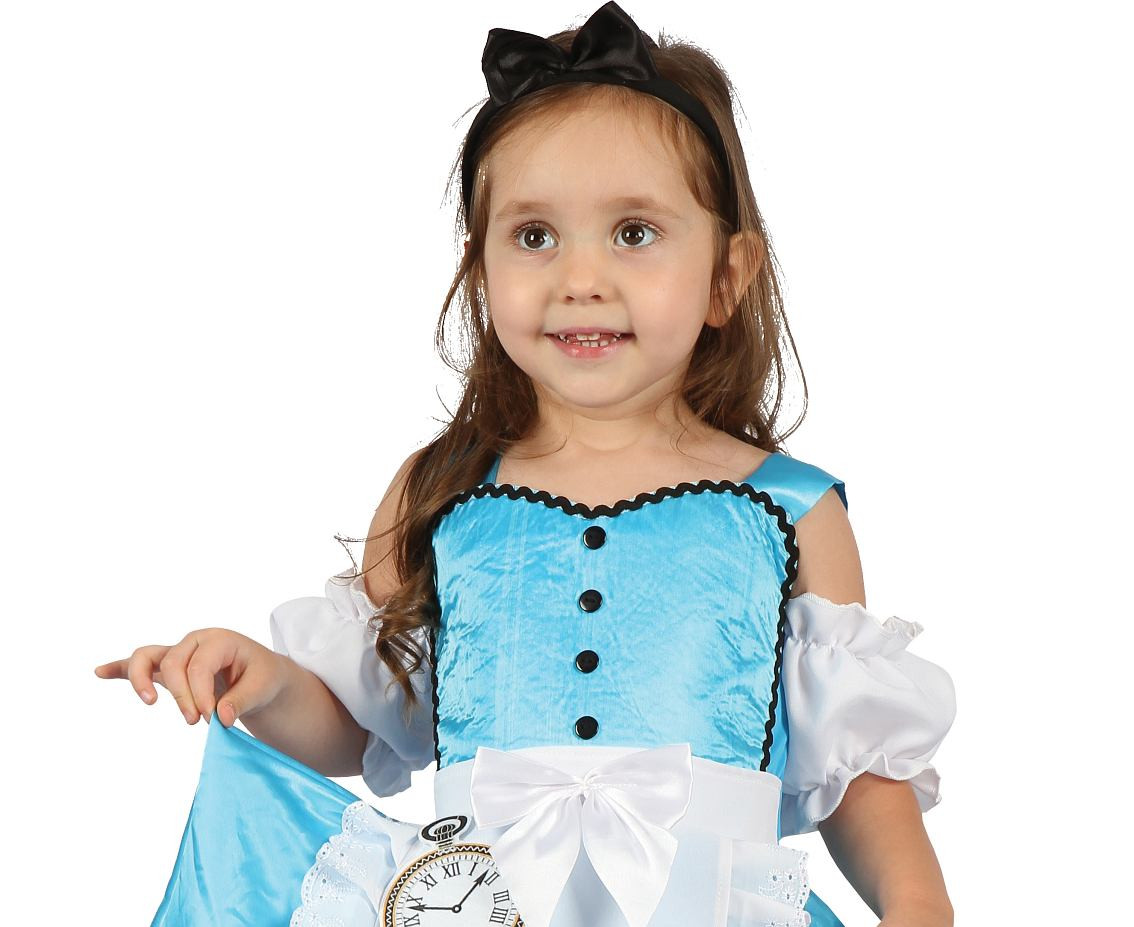 Role play-set for child Alice (dress, hairband, pocket watch), size 92/104 cm